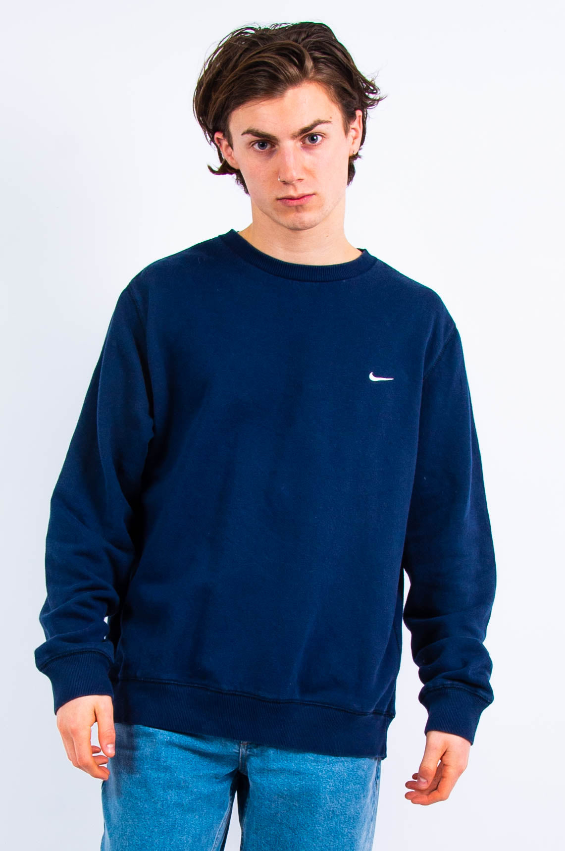 00's Navy Nike Sweatshirt - Main Image