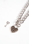 Y2K Heart Lock & Key Necklace
