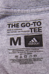 Adidas grey t-shirt with rugby print