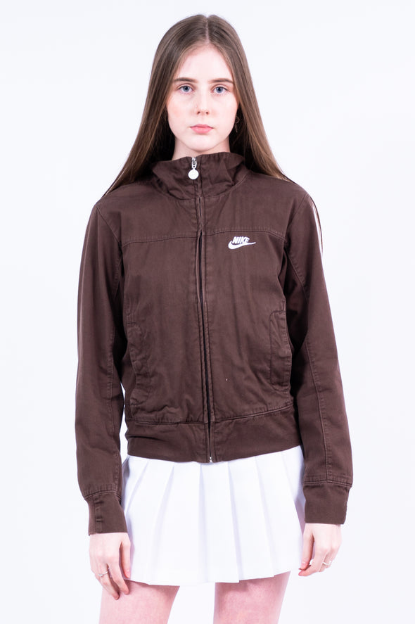 Brown Nike Tracksuit Jacket