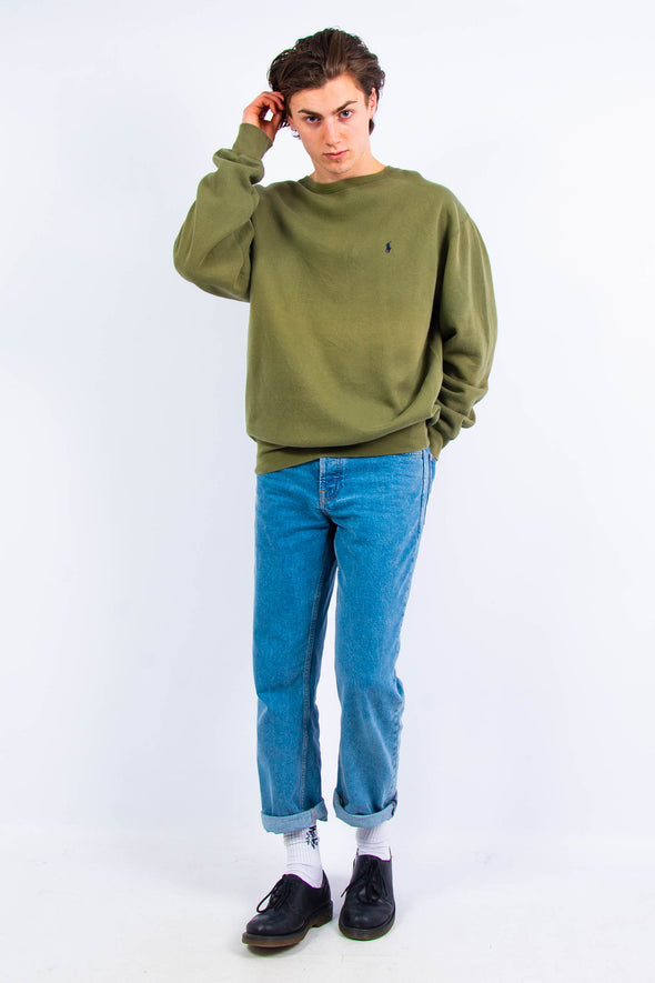 90's Ralph Lauren Green Sweatshirt
