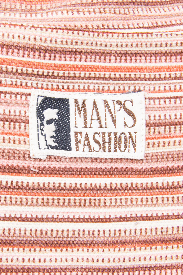 Vintage 90's Autumnal Stripe Shirt