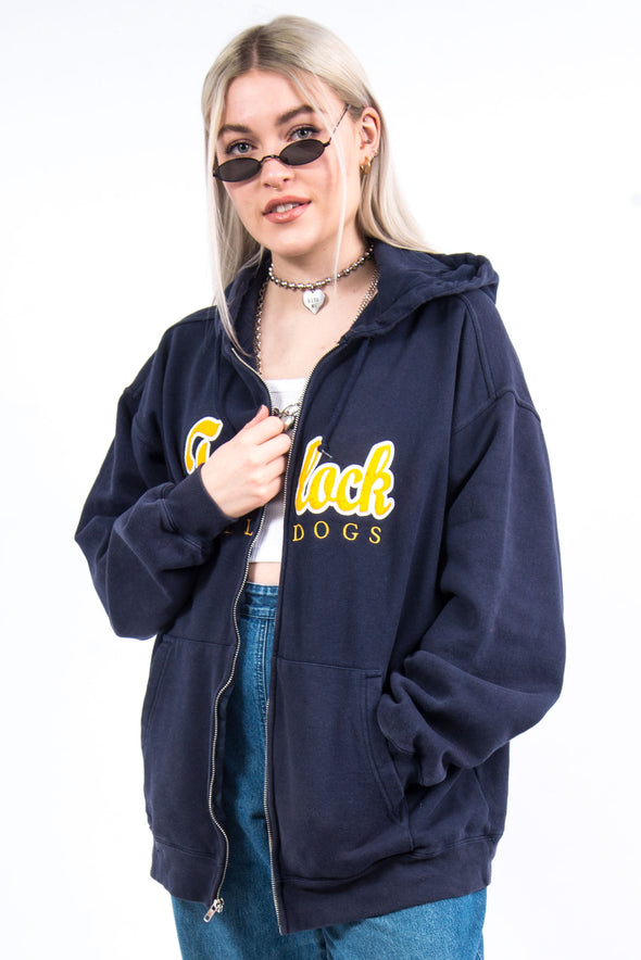 Vintage USA College Zip Sweatshirt Hoodie