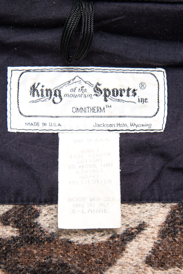 Vintage 90's Wool Camo Coat