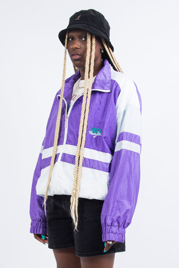 Vintage 90's Purple Shell Tracksuit Jacket