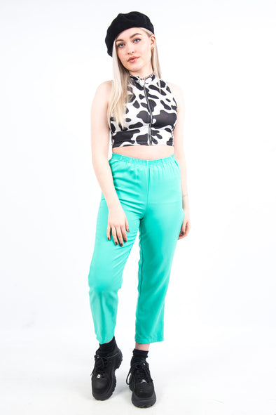 Vintage 90's Turquoise High Waist Trousers