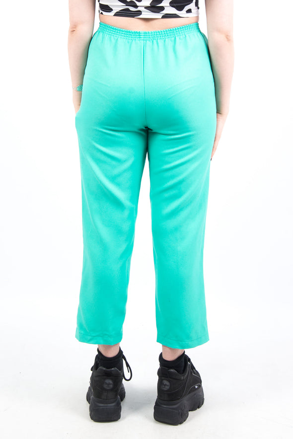 Vintage 90's Turquoise High Waist Trousers