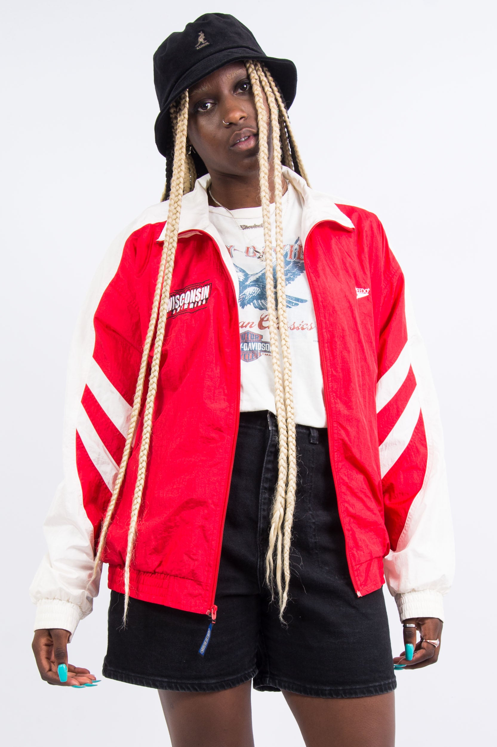 Vintage 90's Speedo Shell Tracksuit Jacket THE VINTAGE SCENE