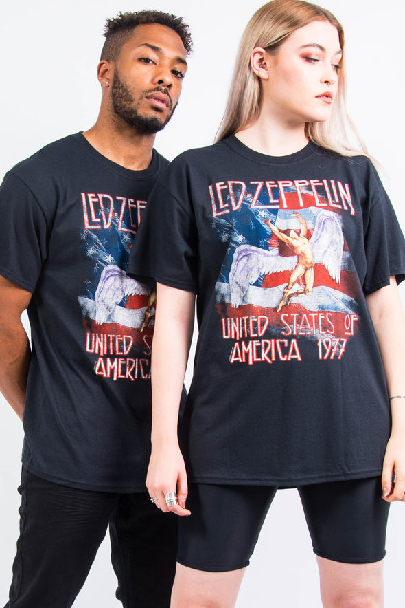 Led Zeppelin United States Of America 1977 Band T-Shirt