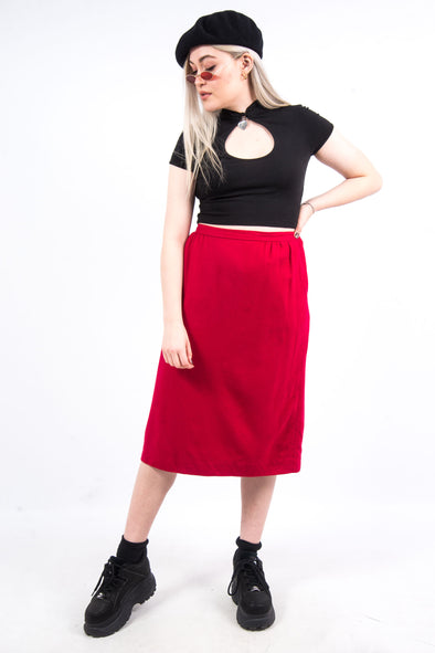 Vintage Pendleton Wool Midi Skirt