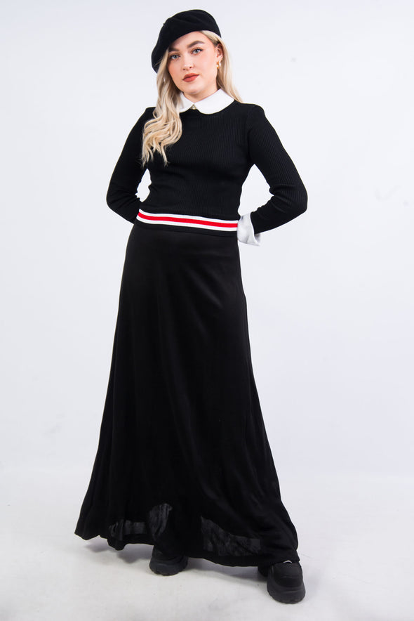 Vintage 70's Collared Maxi Dress