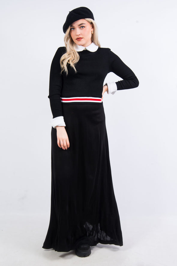Vintage 70's Collared Maxi Dress