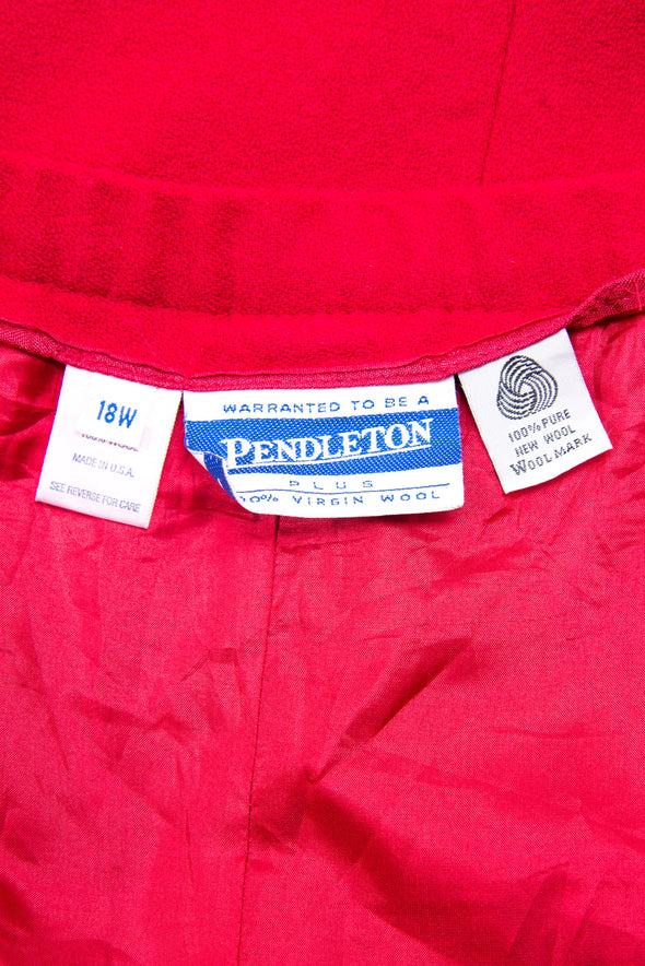 Vintage Pendleton Wool Midi Skirt