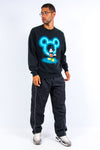 90's Mickey Mouse Black Sweatshirt