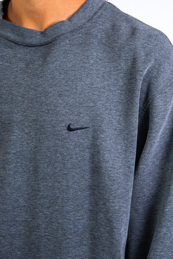 Vintage 00's Grey Nike Logo Sweatshirt