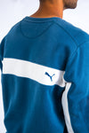 00's Blue Puma Sweatshirt