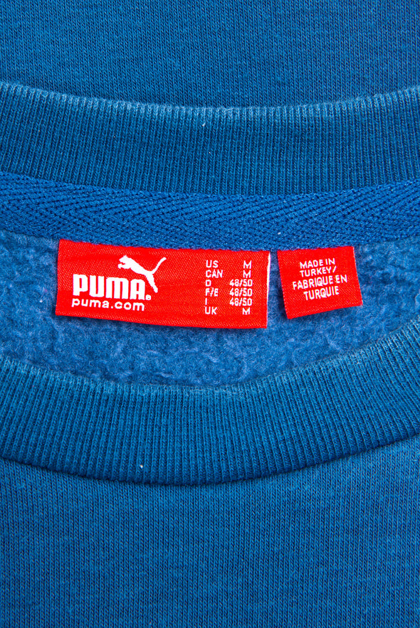 00's Blue Puma Sweatshirt