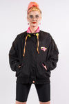 Vintage 90's Black Neon Lightweight Ski Jacket