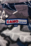Vintage 90's Grey Camo Print Fleece Gilet