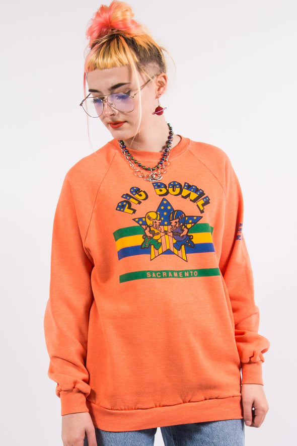 Vintage 90's Sacramento Pig Bowl Sweatshirt