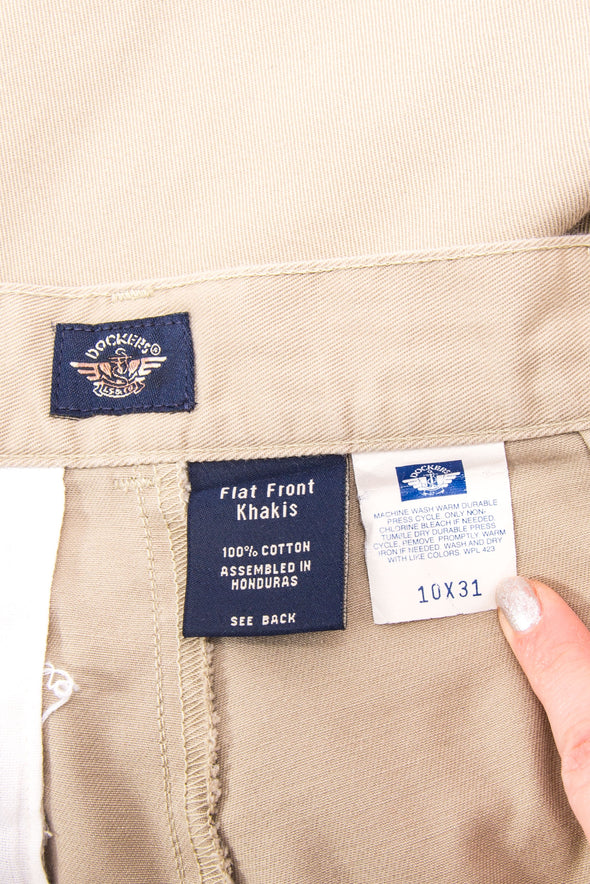 Vintage 90's Dockers Beige High Waist Trousers