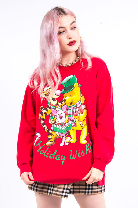 Vintage Disney Winnie the Pooh Christmas Sweatshirt