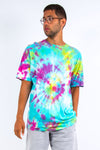 Neon Multi Coloured Tie Dye T-Shirt