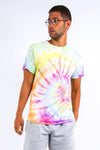 Vintage Multicoloured Rainbow Tie Dye T-Shirt