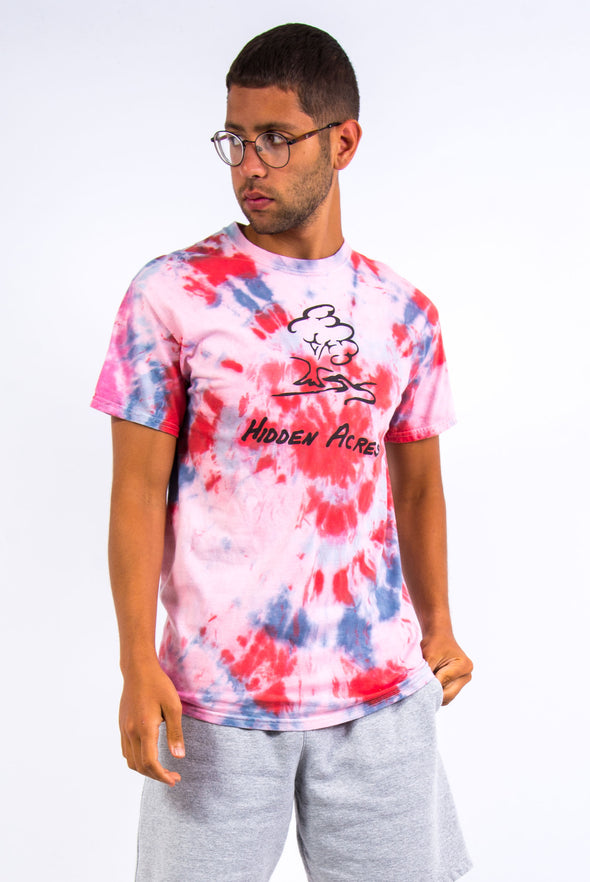 Y2K Pink Tie Dye Vacation T-Shirt