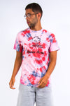 Y2K Pink Tie Dye Vacation T-Shirt