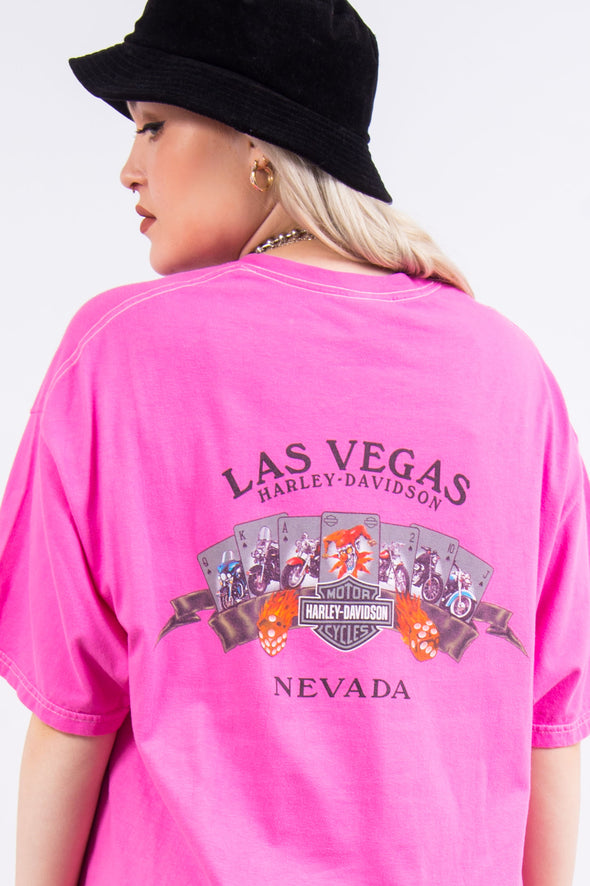 Pink Harley Davidson Las Vegas T-Shirt