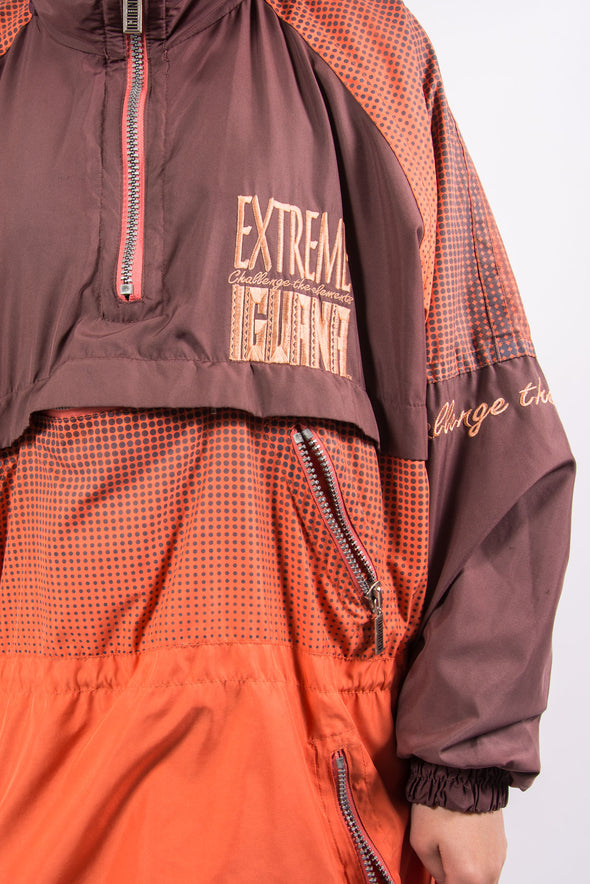 Vintage 90's Quarter Zip Ski Jacket Coat