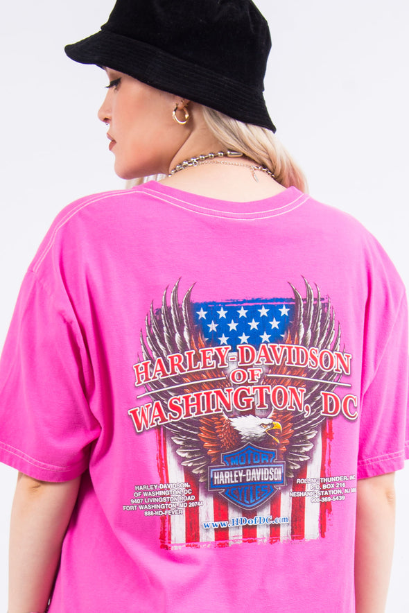 Pink Harley Davidson Washington D.C. T-Shirt