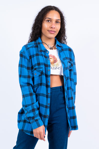 Vintage 90's Check Flannel Shirt