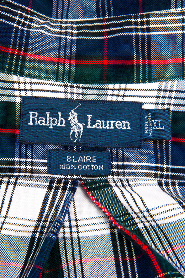 90's Ralph Lauren Tartan Check Shirt