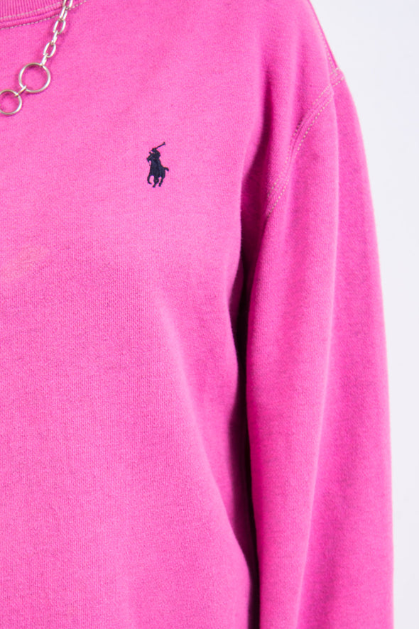 Vintage 90's Pink Ralph Lauren Sweatshirt