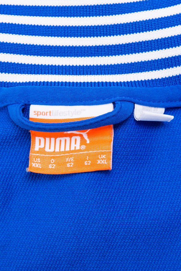Blue Puma 1/4 Zip Training T-Shirt