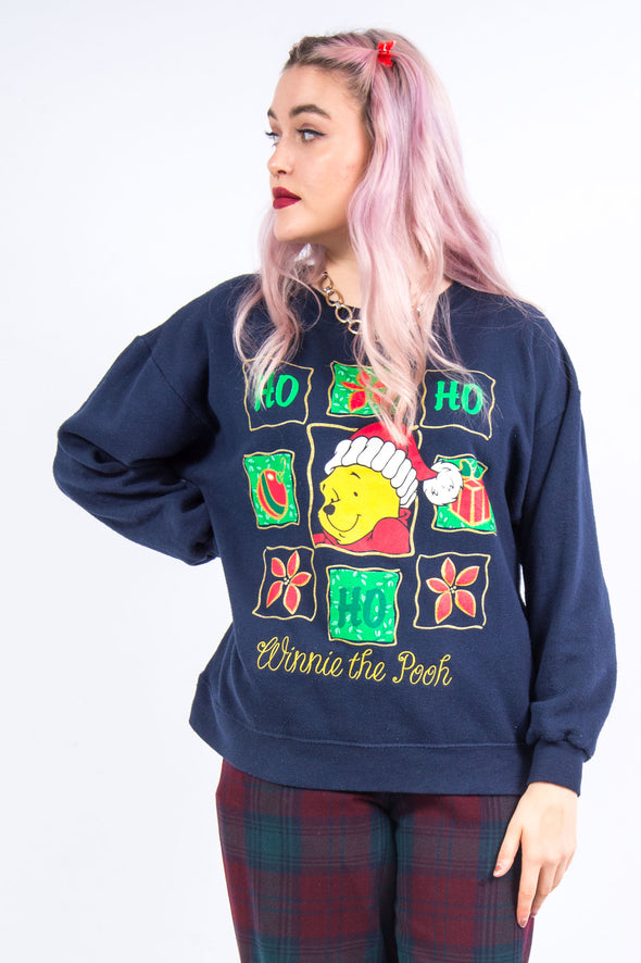 Vintage Disney Winnie the Pooh Christmas Sweatshirt