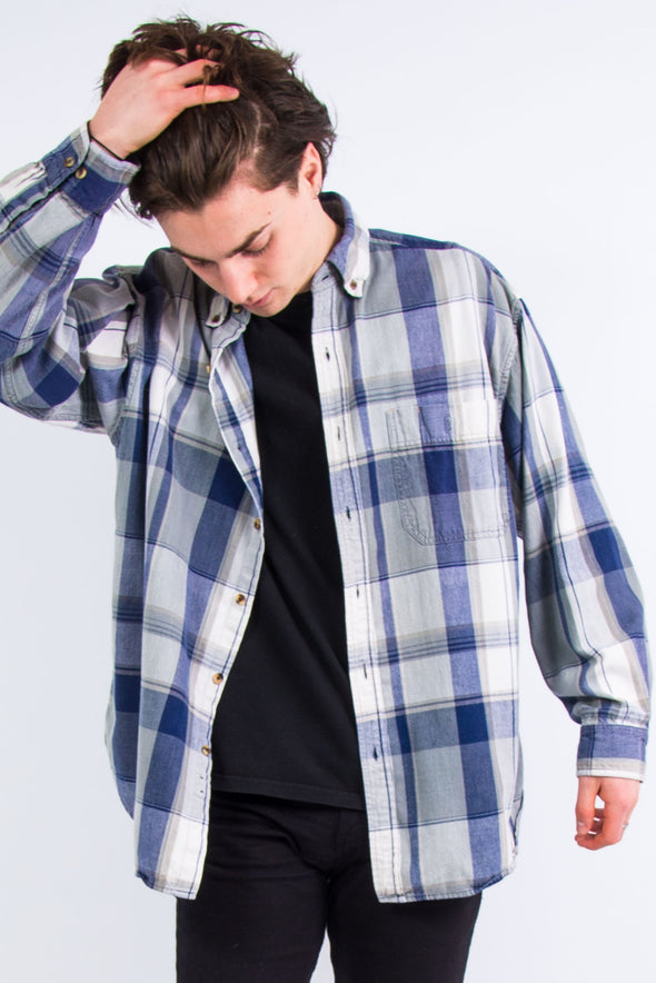 Vintage 90's Checked Pattern Flannel Shirt