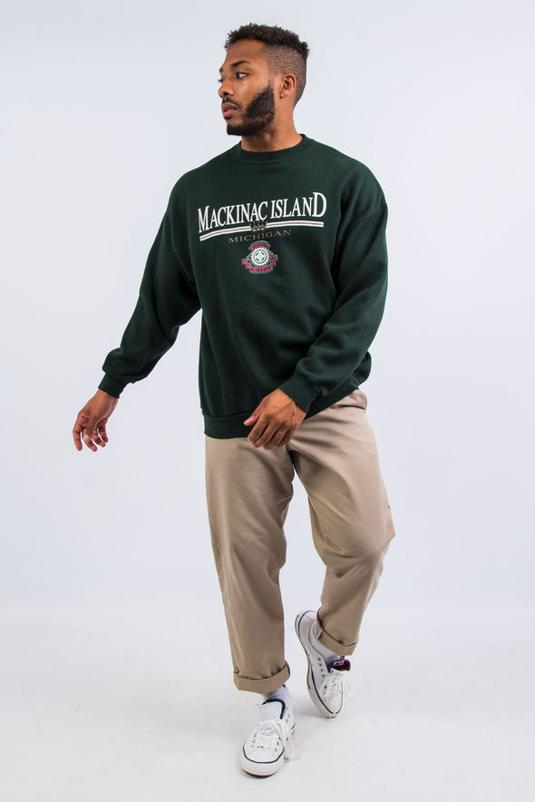 90's Mackinac Island Tourist Sweatshirt