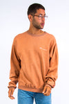 90's Vintage Orange Champion Sweatshirt