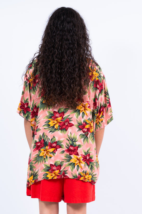 Vintage Cropped Floral Shirt