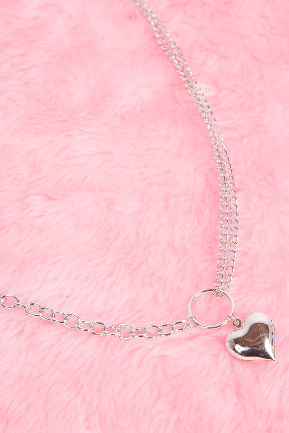 Y2K Heart Chain Necklace