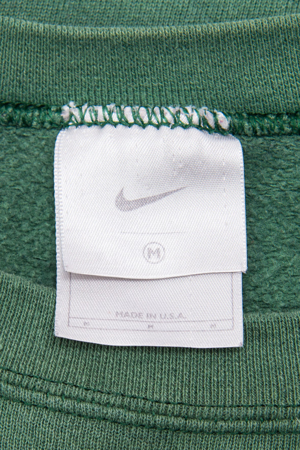 90's Green Nike Swoosh Sweatshirt Made In The USA