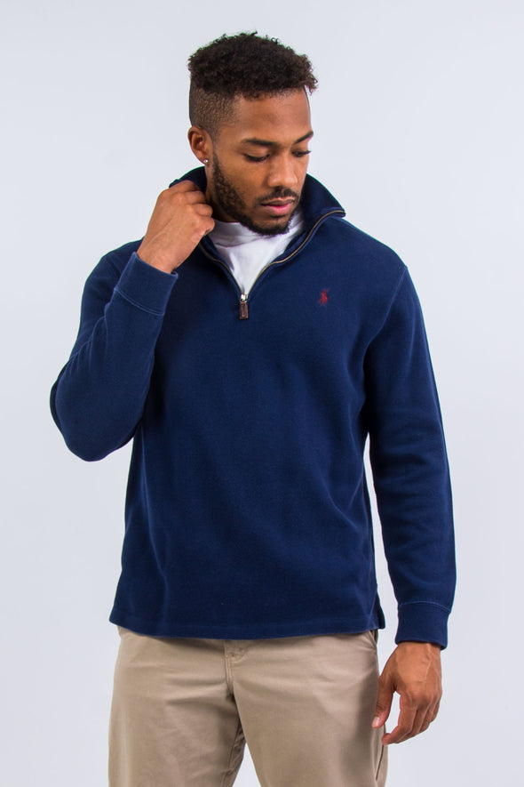 Ralph Lauren Navy Blue 1/4 Zip Sweatshirt