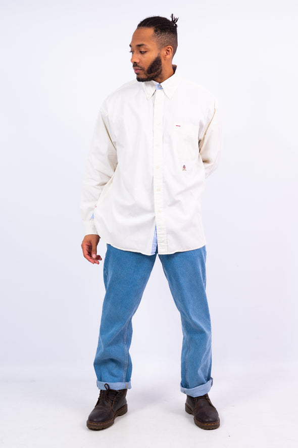 90's Tommy Hilfiger White Shirt
