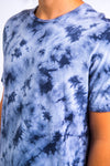 Retro Blue Tie Dye T-Shirt