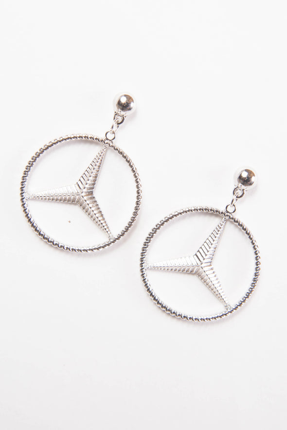 Y2K Mercedes Benz Earrings