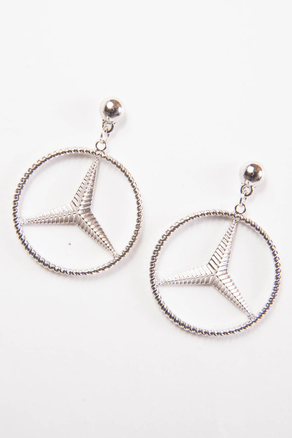 Y2K Mercedes Benz Earrings
