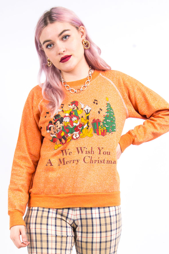 Vintage 90's Disney Character Christmas Sweatshirt